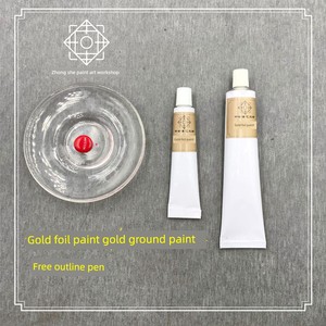 Gold Paint, Gold Foil Paint, Special Paint for Gold Decoration, Special Paint for Gold Art, Gold Painting, and Special P