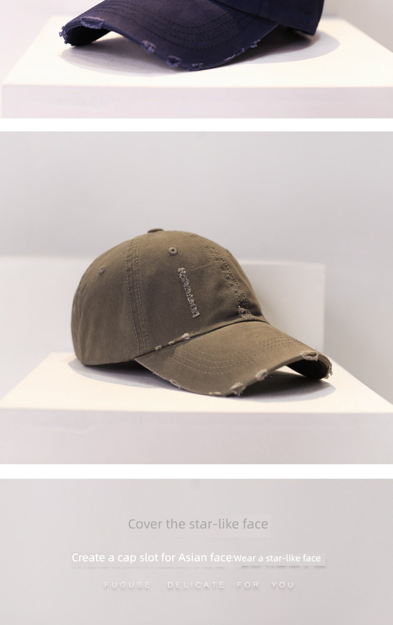 Make old hole summer leisure time Duck tongue female Baseball cap