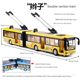 Large alloy voice double festival police car bus lengthen bus London bus double-decker tourist car model toy