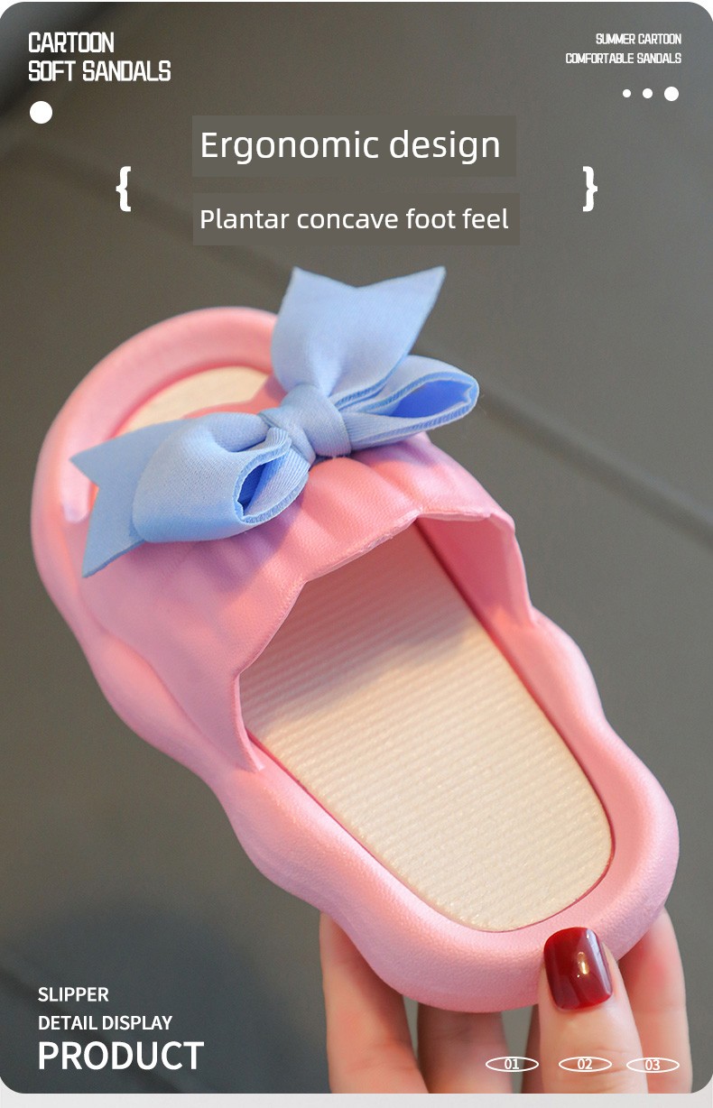 Summer Non-Slip Poop Feeling Home Outdoor Girls' Slipper — 11