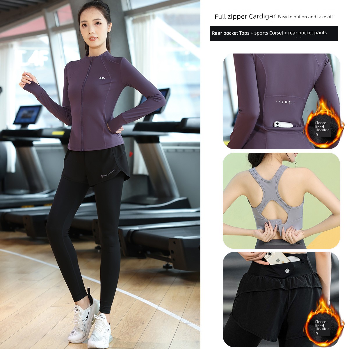 Professional Autumn Internet Celebrity Stretch Coat Long Sleeve Yoga Wear
