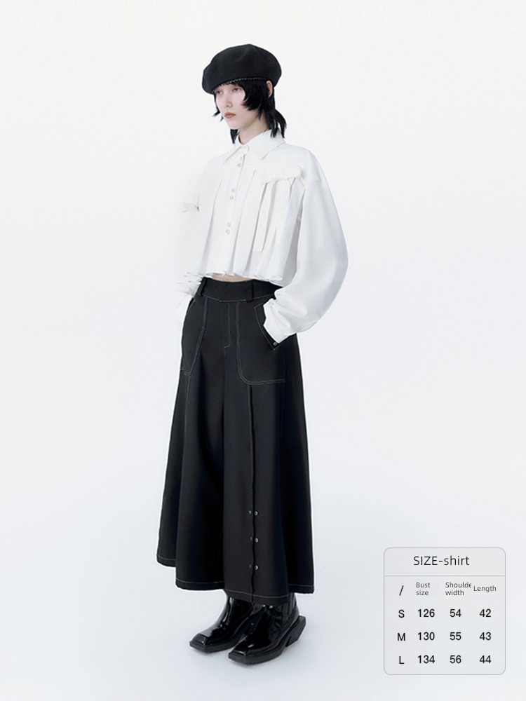AnnoMundi white Minority easy Long sleeve shirt