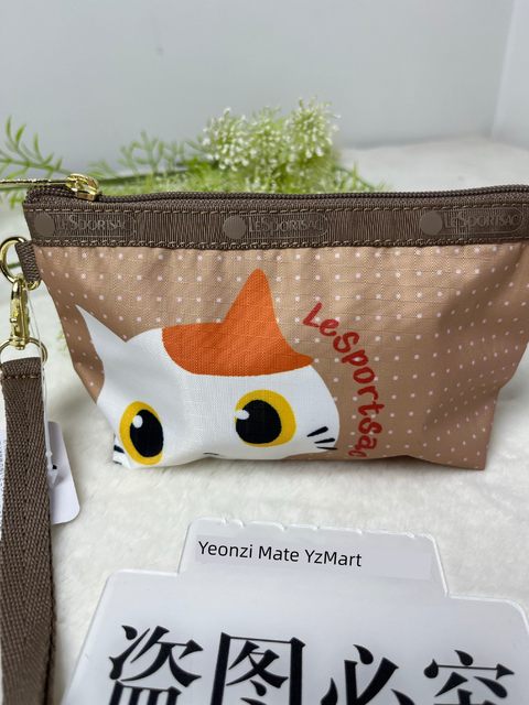 Cat cute hand-held bag coin wallet key bag casual storage bag ID bag cartoon small coin wallet