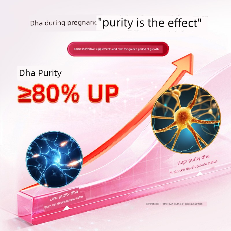 Australian Dha Algae Oil and Flaxseed Oil Soft Capsules for Pregnant Women, Suitable for the Entire Pregnancy and Lactation Period, Official Flagship Store — 2