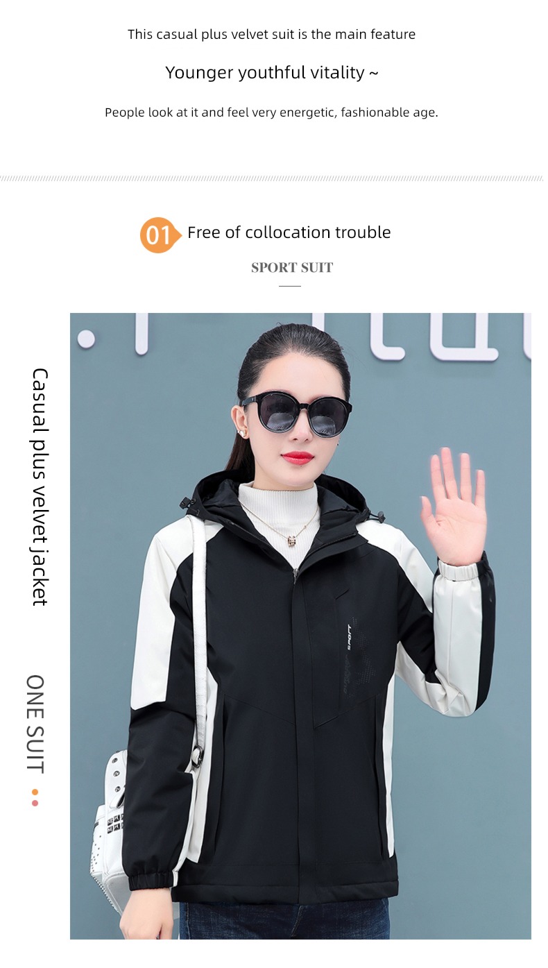 Lamb cashmere easy Windbreak waterproof mom have cash less than that is registered in the accounts work clothes