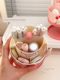 Cute creative rotating pen holder princess pen bucket student children girl office desktop multifunction storage box