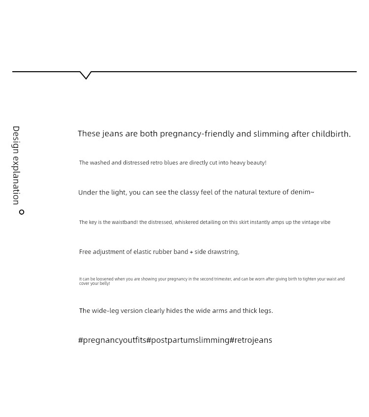 Maternity Pants for Autumn 2026, New Straight-Leg Jeans Without Belly Support, Non-Tightening Pants, Wide-Leg Pants for Fall and Winter — 2
