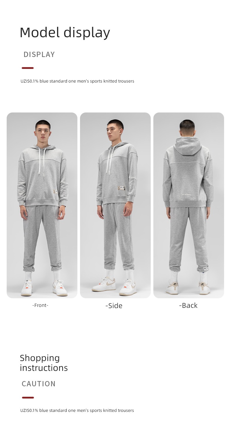 male American style leisure time Basketball easy Blue label Sports pants