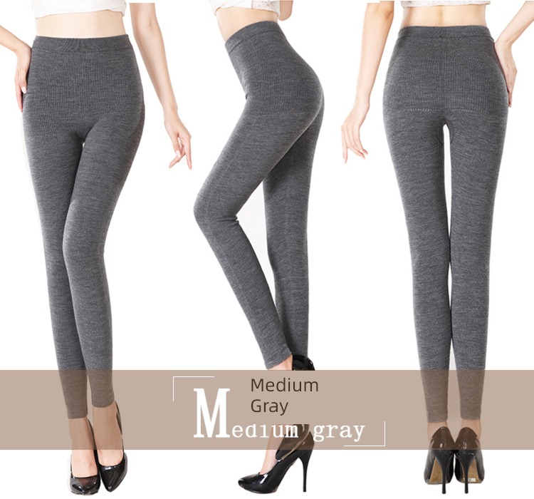Wool pants female Thin money Lay a foundation Interpenetrating Cashmere pants External type Warm pants Woolen trousers Self-cultivation spring and autumn winter seamless