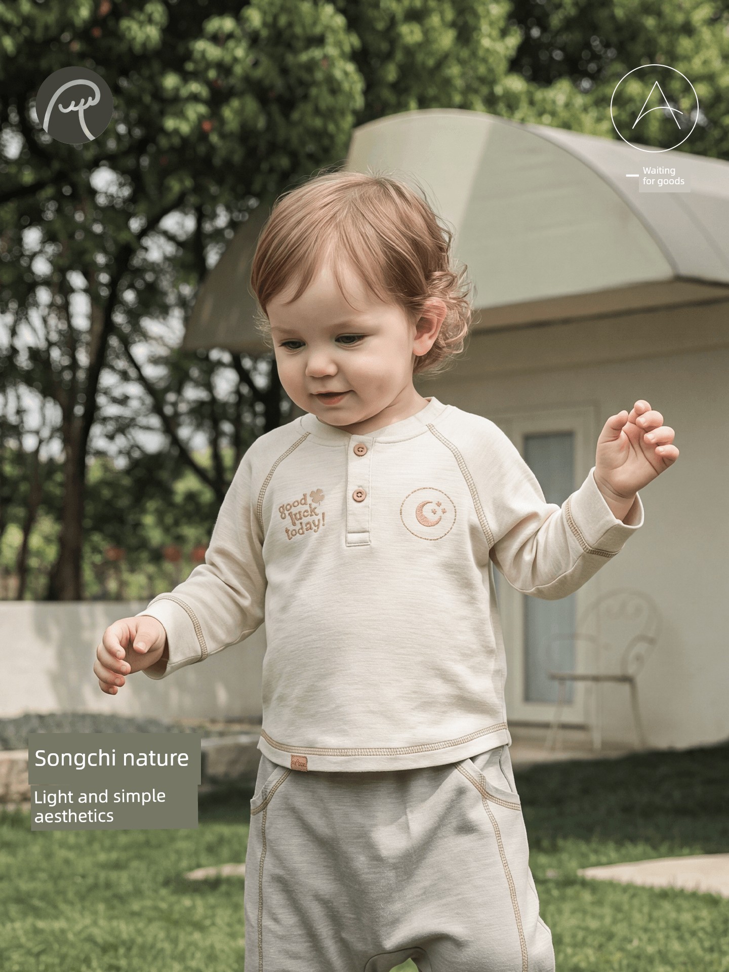 【Bamboo Cotton】Cute Bear Long Sleeve T-Shirt for Boys and Girls, Spring and Autumn Thin Top for Infants and Toddlers, Children's Outerwear