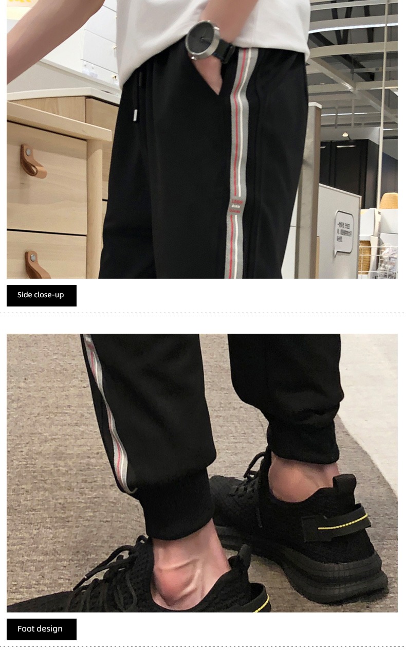 Spring and Autumn Korean version trend Versatile man trousers