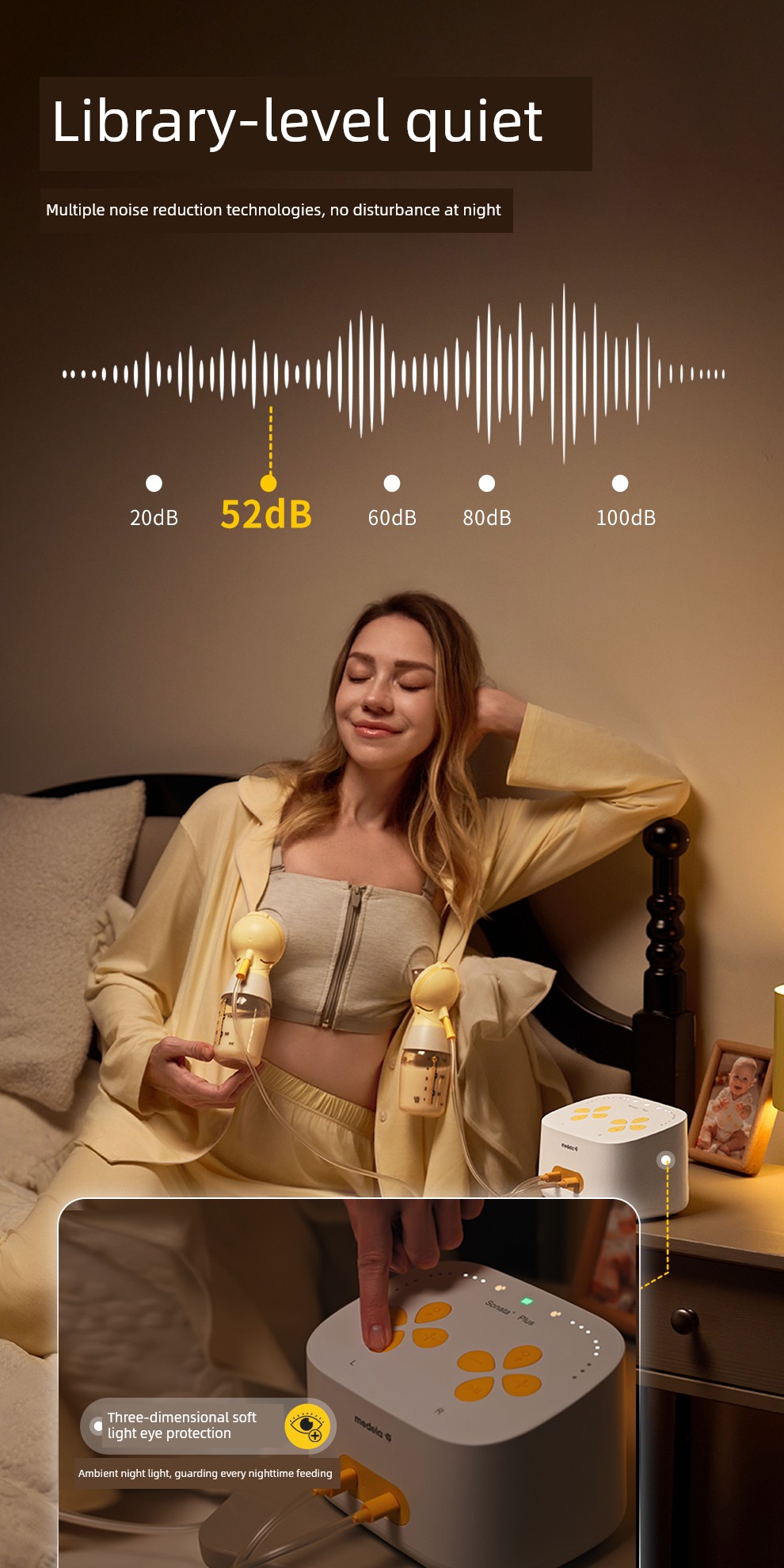Medela Plus Breast Pump Intelligent Electric Bilateral Fully Automatic Breast Milk Collection and Expression Device Medela — 16