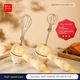 Household egg whisk electric cream whisk small cake whisk tool milk frothing machine automatic mixing rod