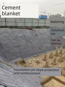 Concrete Cement Mat, New Type of Watering-Cured Cement Mat for Road Slope Protection, Cement Mat for Fish Ponds and Chan