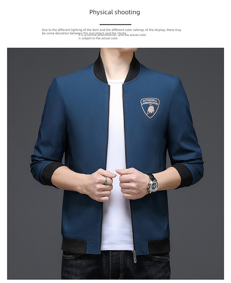 tide Spring and Autumn Thin money handsome mlb  man Jacket