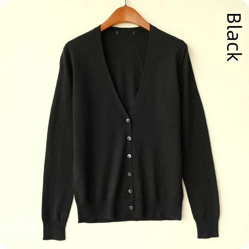 External order Tail goods Women V-neck wool Cardigan Spring