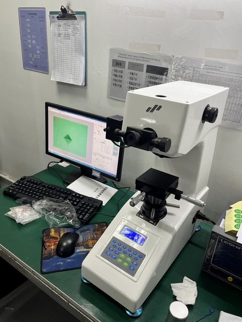 苏量HV-1000Z显微硬度计维氏硬度计铜薄片渗碳层热处理表面硬度计