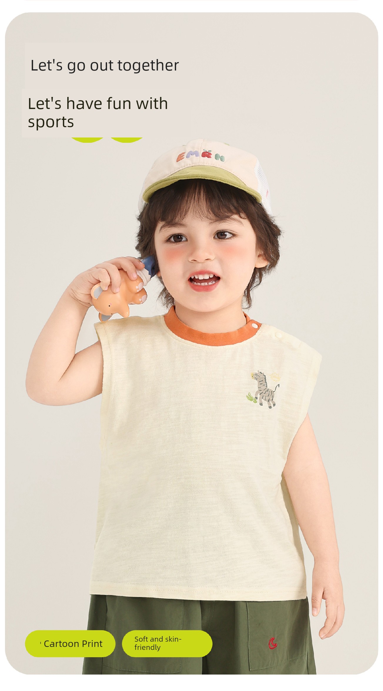 [Summer Vest Clearance] Baby Clothes Casual Vest Summer Sleeveless T-Shirt Boys Girls Baby Tops — 9