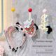 Bathroom hair ring storage wall-mounted hair rope hair rope hook hair accessories hook sticky hook wall rack