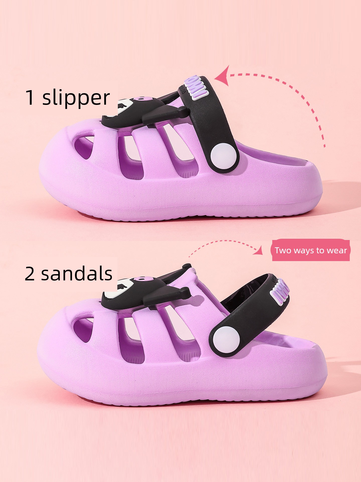 Sanrio Children's Slippers 2026 New Model for Girls, Baby Indoor Non-Slip Kids' Clogs, Summer Sandals — 4