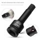 Ximeng Hexagonal Sleeve 1/2 Big Fly Electric Wrench Wind Cannon 6-angle One-piece Plum Blossom Blossom Boundary Extended Set