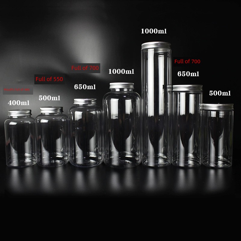 Internet Celebrity Dirty Milky Tea Bottle Fat Mango Pomelo Sago PET Beverage Bottle Disposable Plastic Cup Material Storage Tank