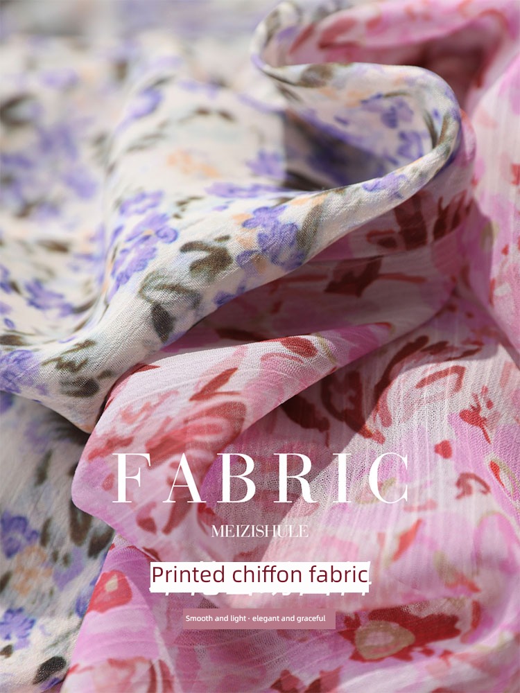 The plum is ripe French Broken flower The new Long sleeve Dress