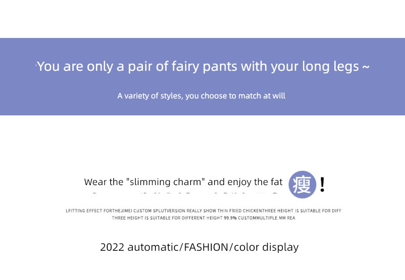 Minority Sense of design leisure time High waist Drawstring Sports pants