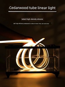 Led Side-Emitting Embedded Flexible 12V24V220V Silicone Light Strip Outdoor Waterproof Flexible Linear Light