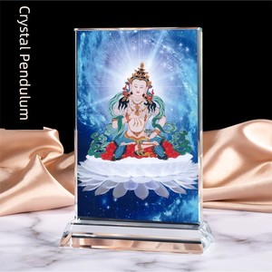 Vajra Buddha Statue Crystal Table Ornaments Tantra SA Pile Repair Inner plus Line View Picture Knot