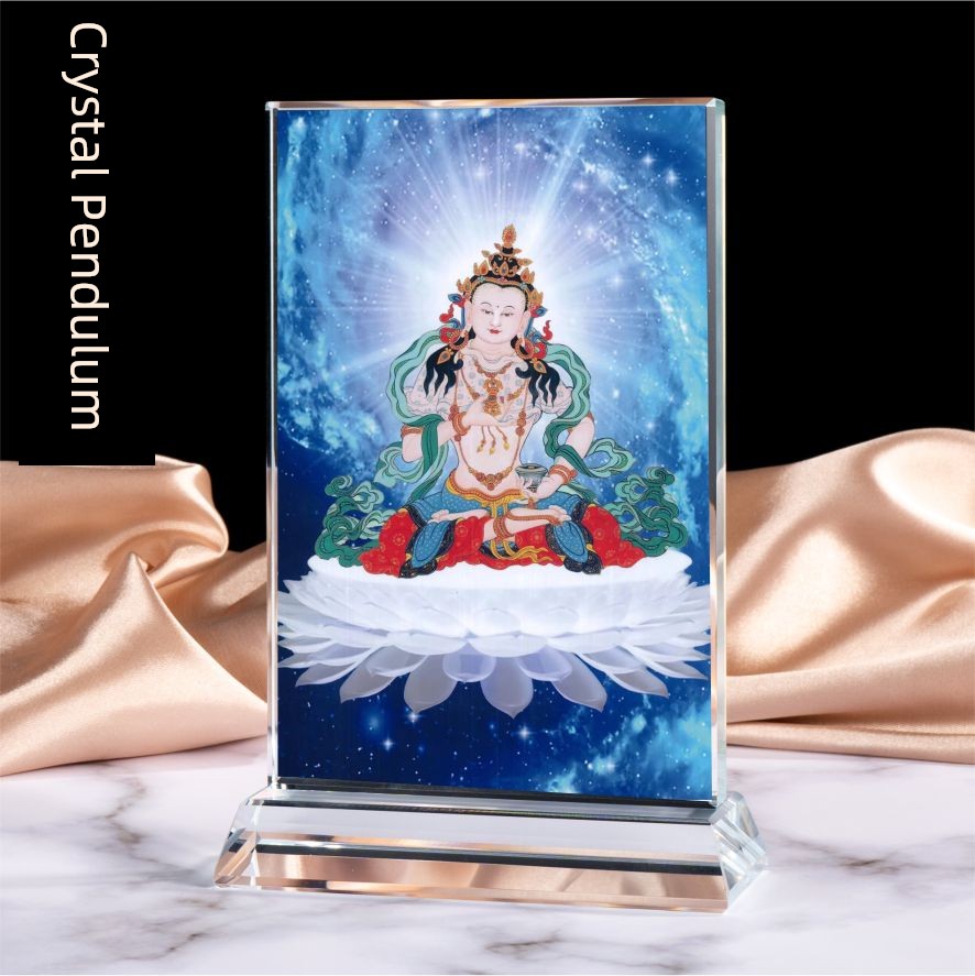 Vajra Buddha Statue Crystal Table Ornaments Tantra SA Pile Repair Inner plus Line View Picture Knot