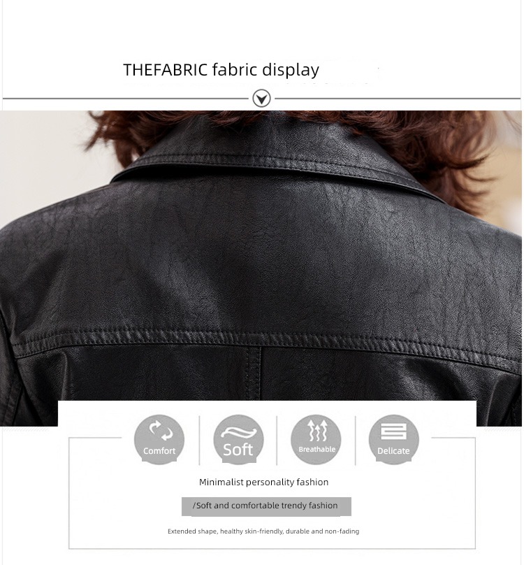 have cash less than that is registered in the accounts autumn Women's wear little chap loose coat leather clothing