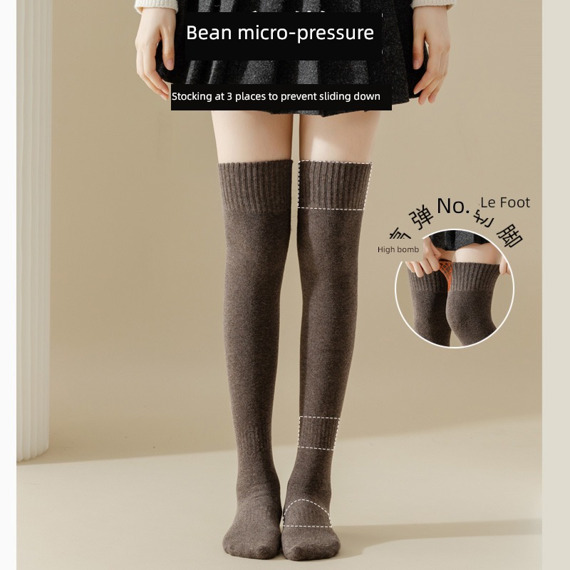 Hosiery children thickening Terry pure cotton keep warm Over the knee Socks