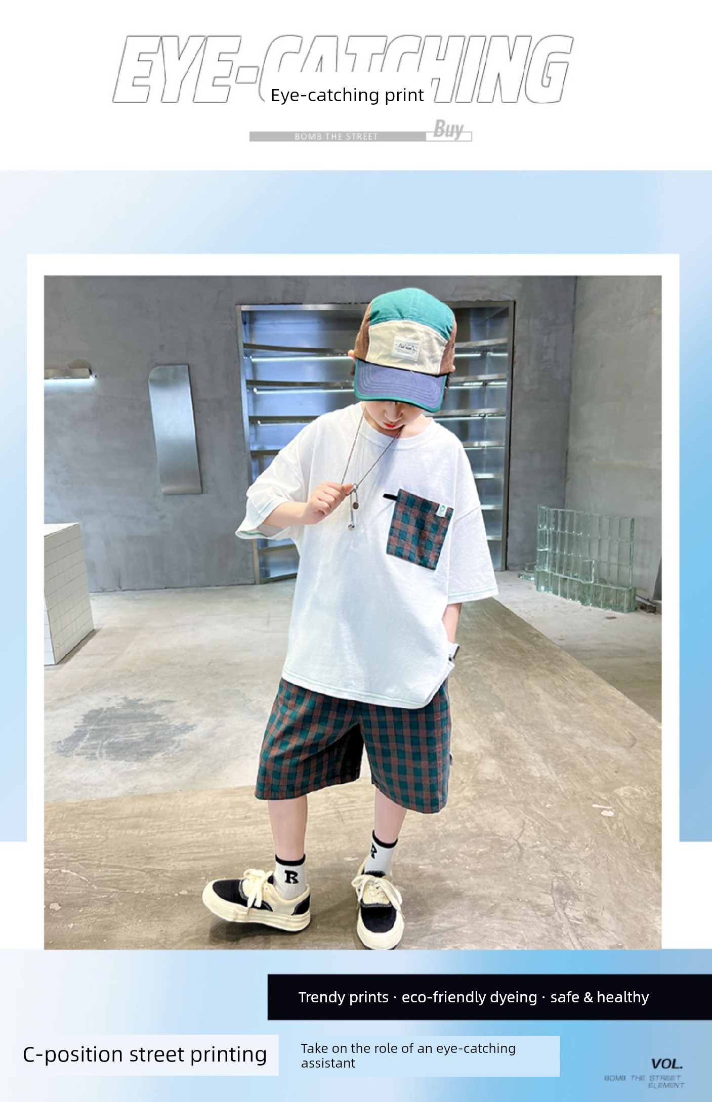 Boys' Summer Outfit 2026 New Style Summer Short-Sleeve Sportswear for Older Children, Fashionable and Trendy Two-Piece Set — 4