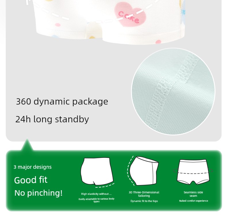 Niduoxiong Pure Cotton Baby Girl Children's Underwear — 13