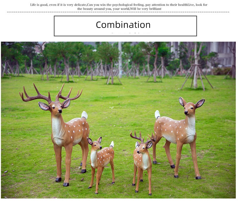 courtyard simulation animal decorate resin Ornaments outdoors