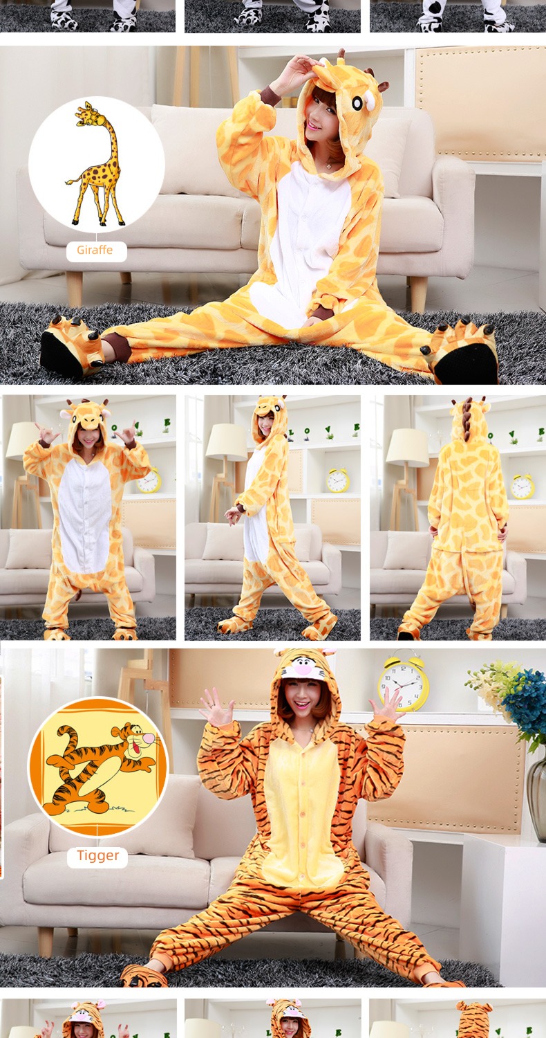lovers comic dinosaur Conjoined thickening Coral velvet Cartoon