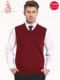 Phoenix Wool Sweater Vest 2024 Men's 100 Pure Wool Thick Vest Solid Color V-neck Pullover Vest Vest Vest Vest