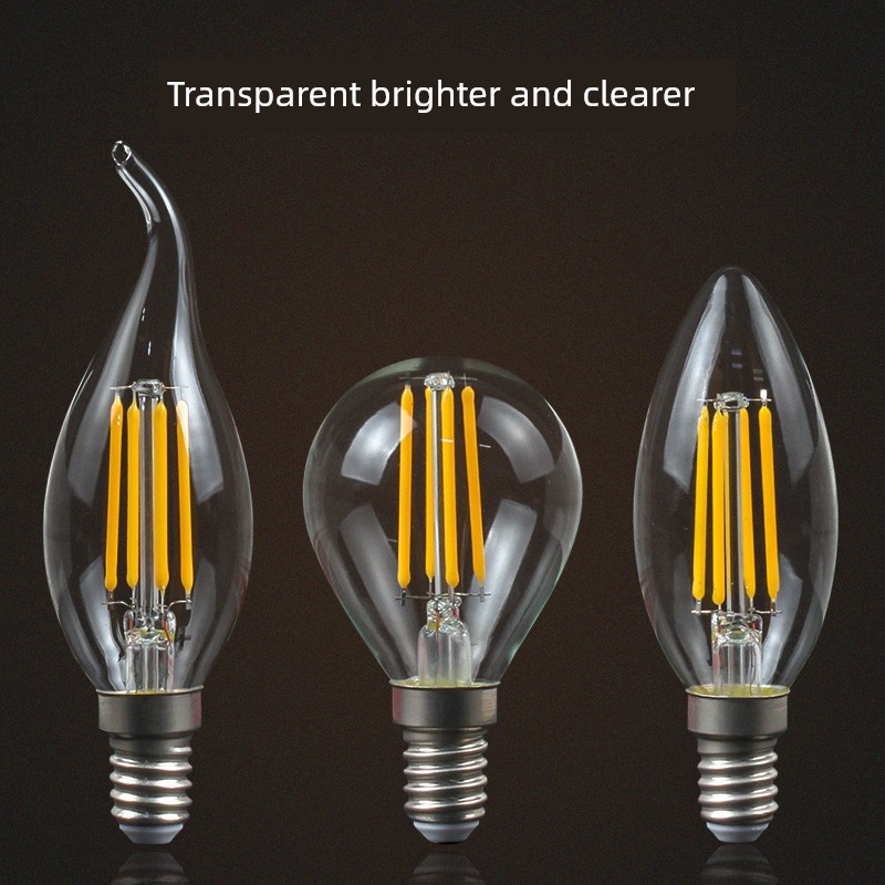 Led C35 Small Head Edison Candle Retro Screw Mouth