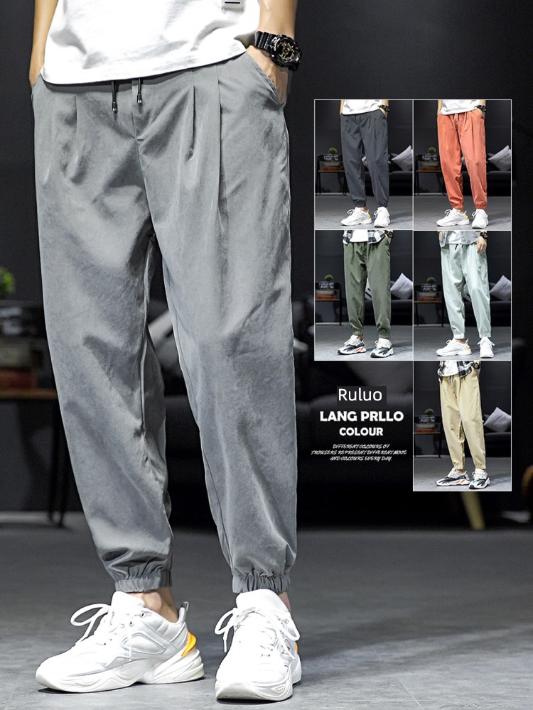 Chaopai leisure time easy motion schoolboy Spring and Autumn trousers