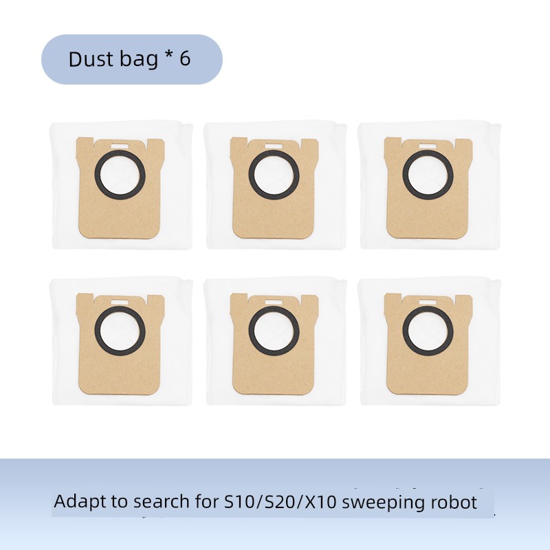 Applicable to Chasing S10/S20/X10 Sweeper Consumables Accessories Roll Side Brush Filter Cloth Dust Collection Bag Flat Replacement