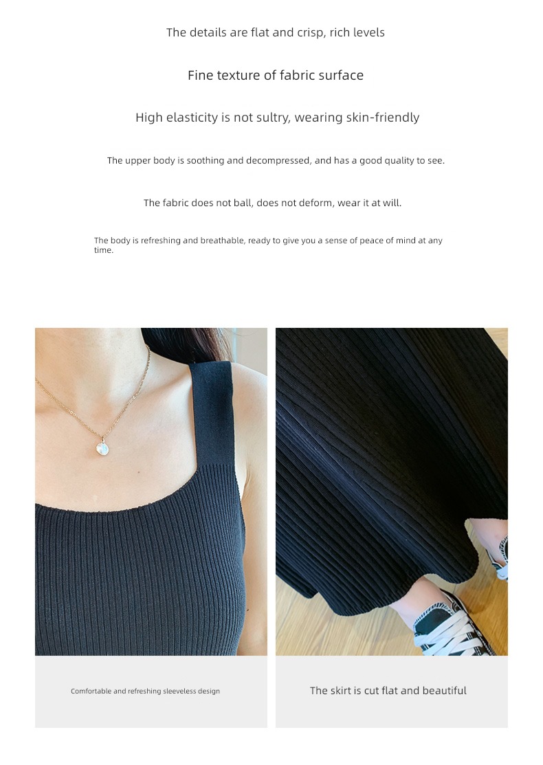 Show thin High waist A word have more cash than can be accounted for Over the knee Vest skirt pregnant woman