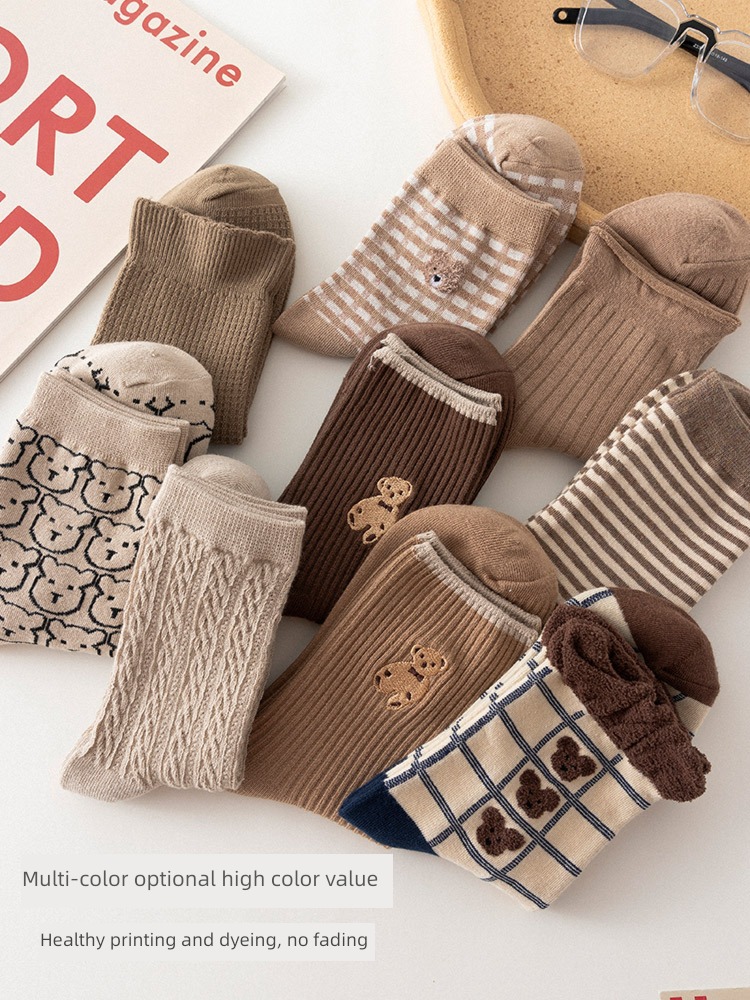 Internet celebrity supple Women's money motion pure cotton Zhuji Socks
