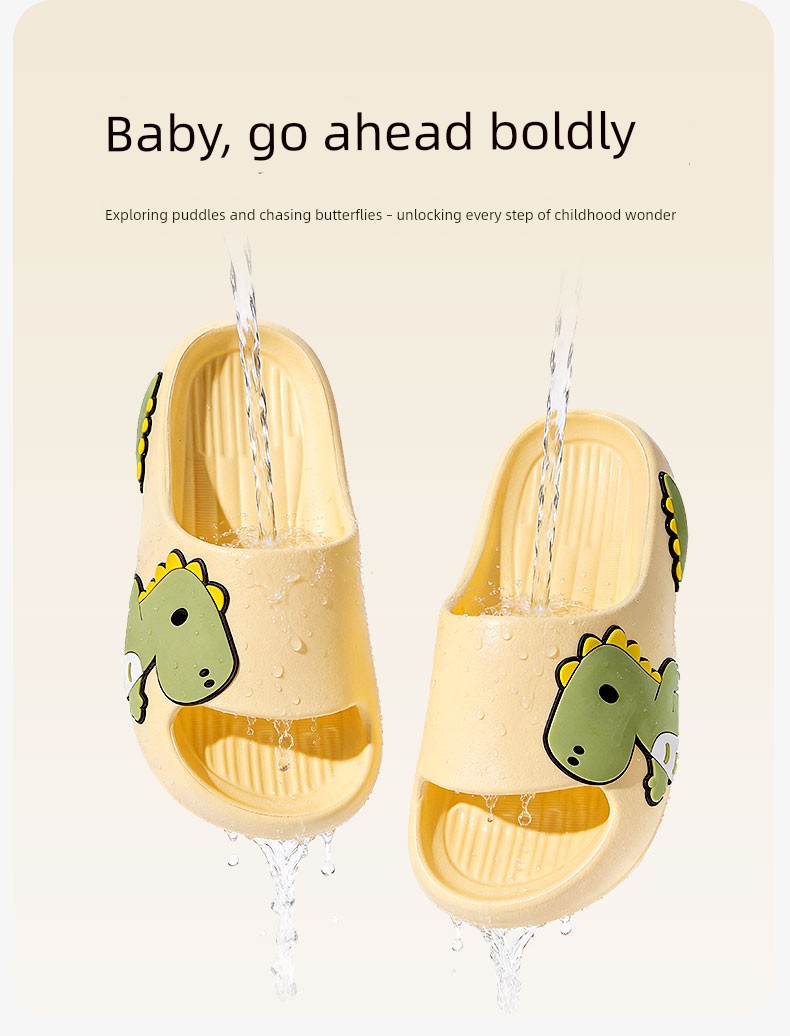 Pig Daddy Boys' Slippers Summer Children's Slippers Indoor Home Non-Slip Bathing Little Girl Baby Parent-Child Slippers — 10