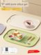 Silicone placemat for primary school students first grade children's lunch mat for food grade waterproof and oilproof dining table mat heat insulation mat