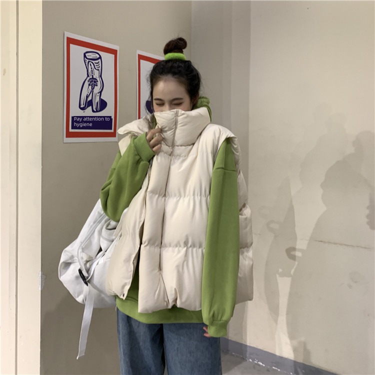 Bread clothes easy keep warm have cash less than that is registered in the accounts Down cotton Vest