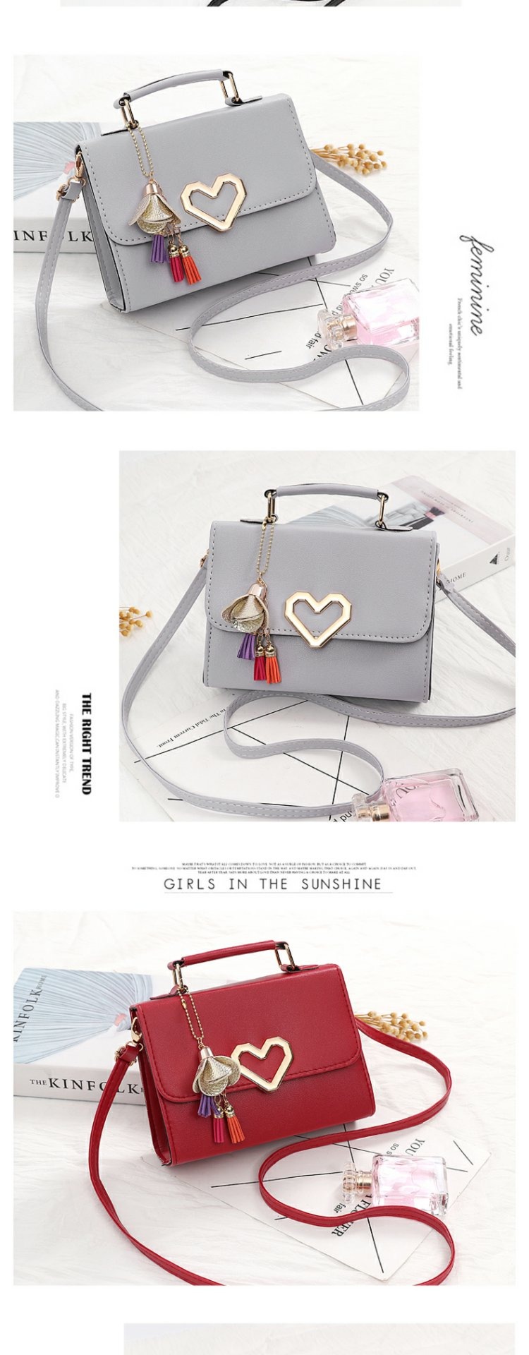 Shangxin Korean version tide One shoulder fashion Simplicity Female bag