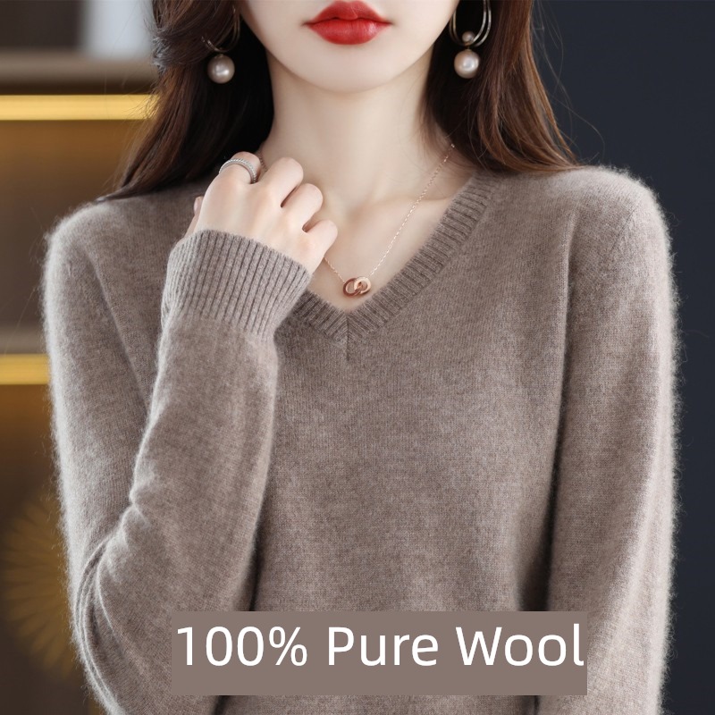 100% Autumn and winter easy Condom Long sleeve pure cardigan