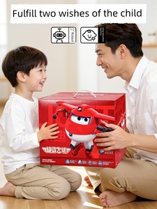 Birthday Gift Super Wings Toys for Children Aged 3 to 6, Ledi Early Education Robot, Gift for Boys and Girls