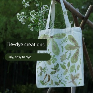 Tie-Dye Fabric Pure Cotton Square Towel Kindergarten Children's DIY Material Set Handkerchief T-Shirt Pillow White Cloth